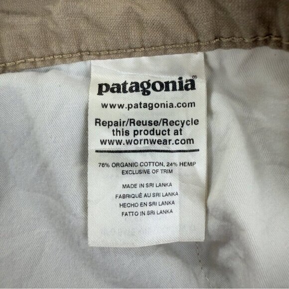Patagonia Men's Size 37x31 Lightweight All-Wear Hemp Pants Beige 55540 Style - Picture 6 of 13